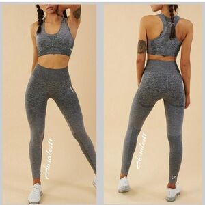 Gymshark Gray High Waisted Performance Stretch Leggings